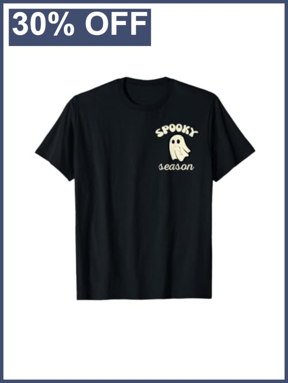 Halloween Ghost Spooky Season Costume Pocket T-Shirt
